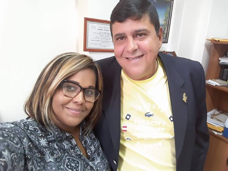 Presidente do SEMPRIBEL-RJ recebe Leni Ferreira