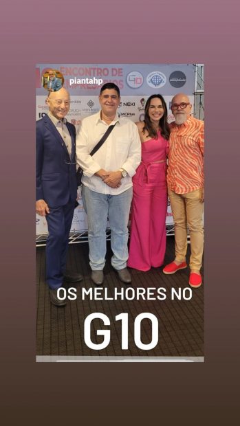 Encontro G10 com a sub prefeita de Jacarepaguá Talita Galhardo e empresários da beleza como: Carlos Garcia (Piubella) e Pianta Henrique (professor, jornalista e hair style).